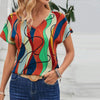 Colourful Abstract Print T-Shirt