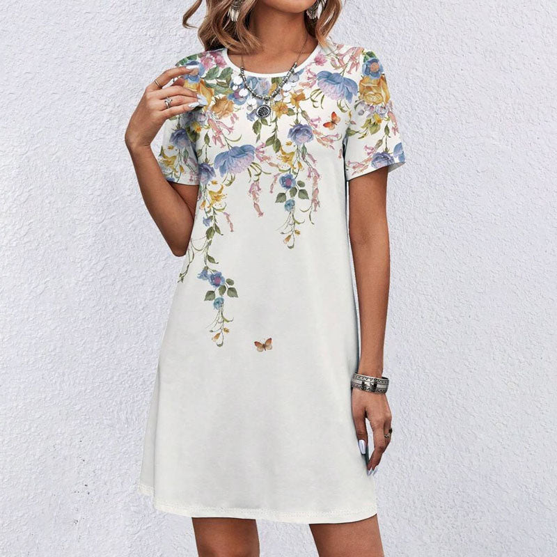 Floral Print Casual Dress