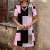 Casual Colour Block Dress