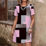 Casual Colour Block Dress