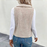 Solid Colour Casual Cardigan