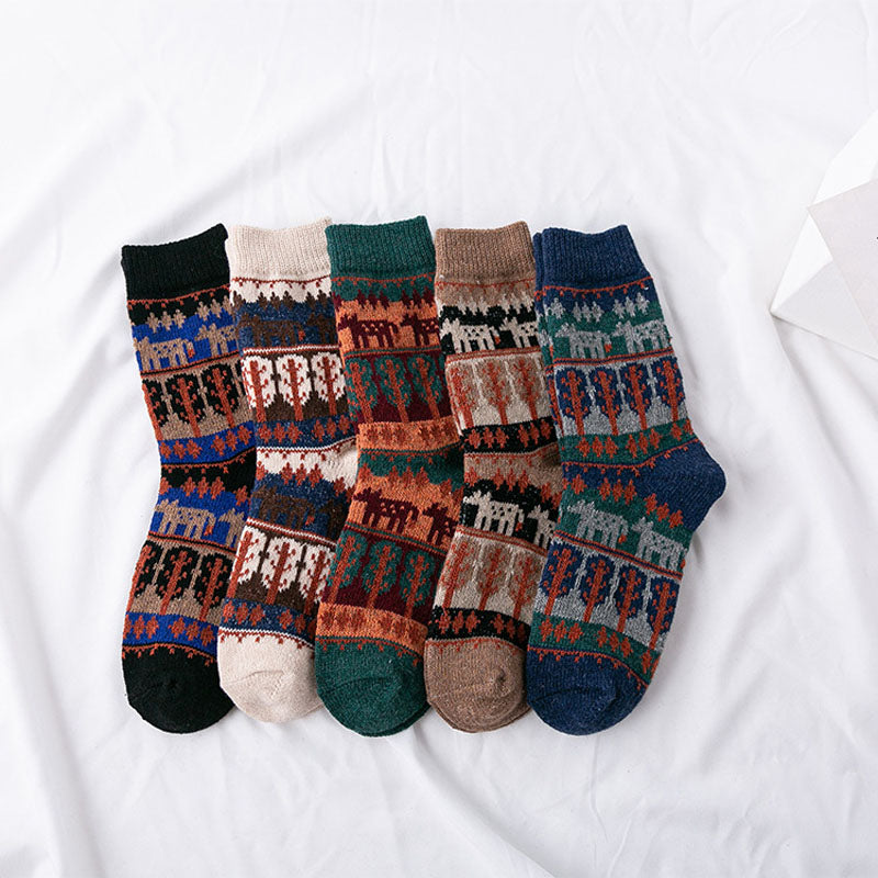 Pack of 5 Pairs of Vintage Socks