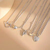 Heart Pendant Necklace Set