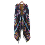 Ethnic Style Hooded Shawl