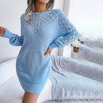 Fashionable Knitted Dress