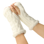 Solid Colour Warm Gloves