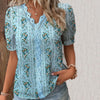 Lace Decoration Floral Blouse