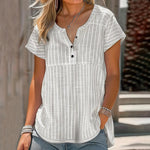 Casual Striped Blouse