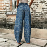 Vintage Ethnic Print Trousers