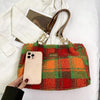 Vintage Plaid Bag