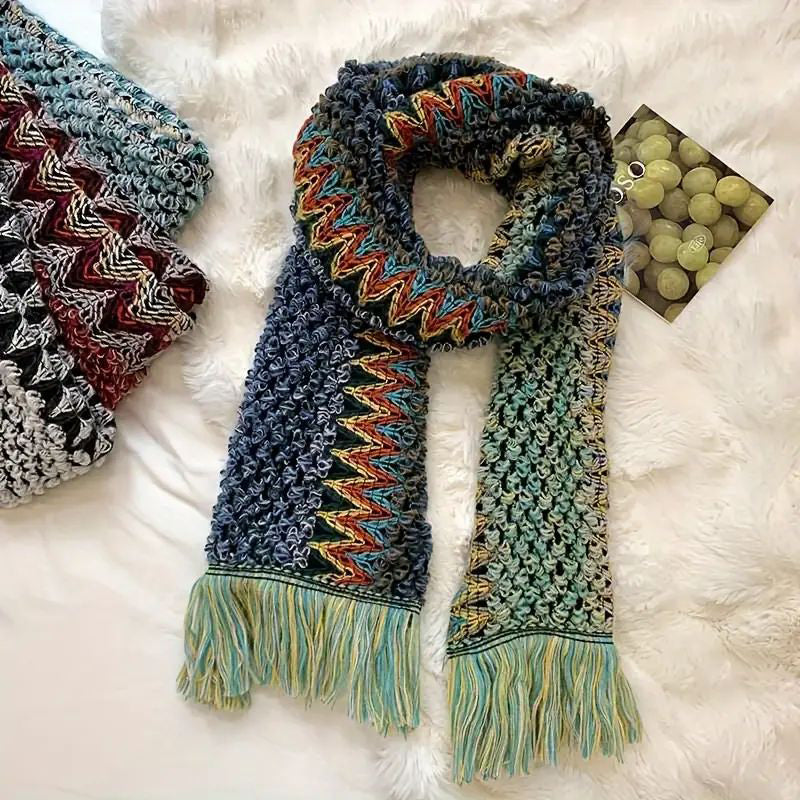 Ethnic Style Warm Scarf