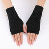 Solid Colour Knitted Gloves