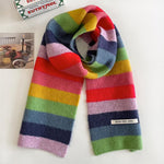 Colourful Striped Warm Scarf