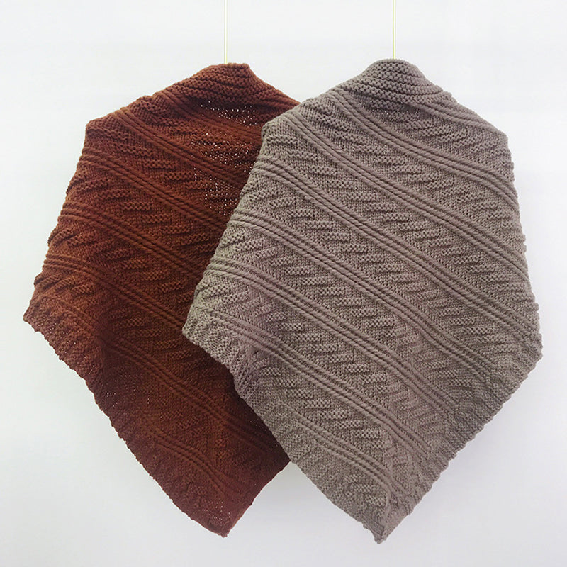 Solid Colour Warm Shawl