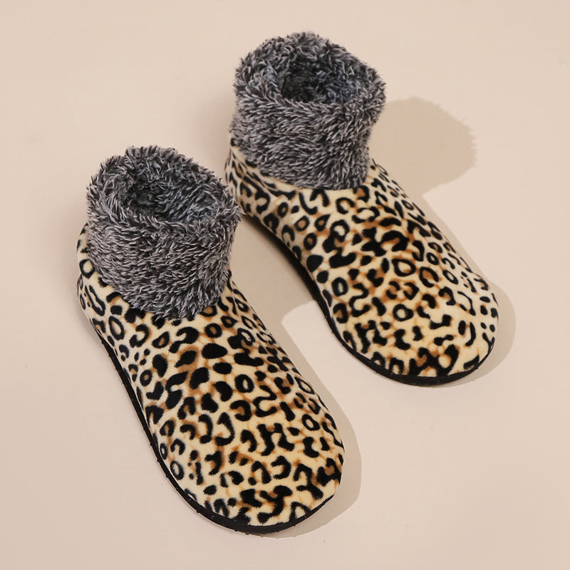 Leopard Print Warm Socks