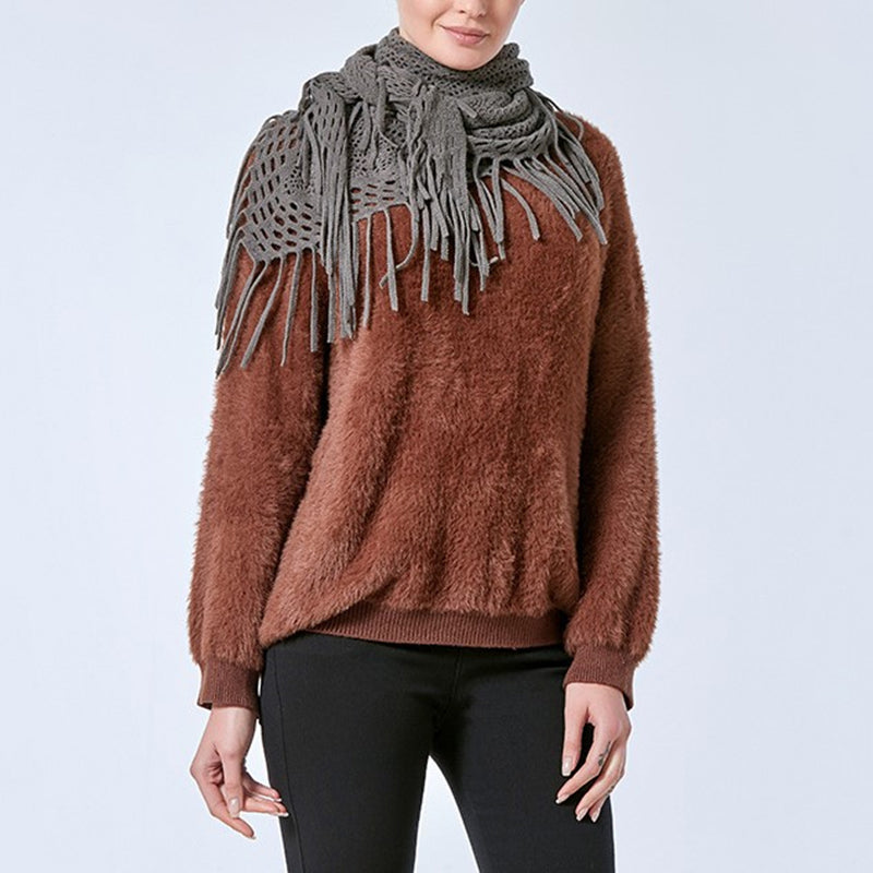 Elegant Hollow Scarf