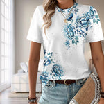 Casual Floral Print T-Shirt