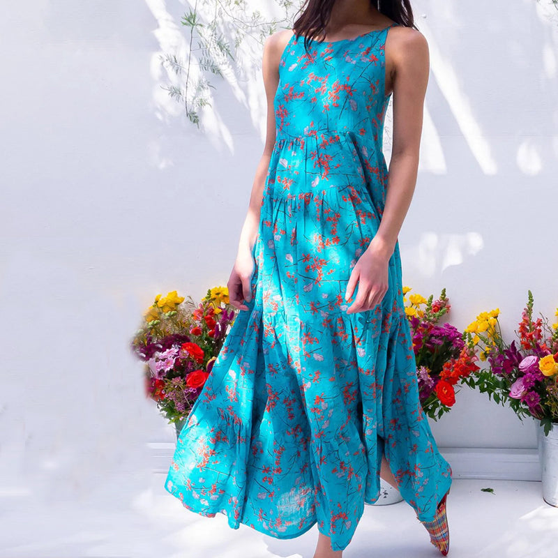 Casual Floral Print Dress