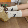 Casual Cat Print Socks