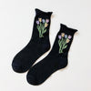 Floral Jacquard Breathable Socks