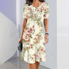 Elegant Floral Print Dress