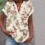 Casual Floral Print Blouse