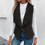 Solid Colour Casual Cardigan