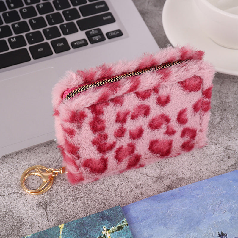 Vintage Leopard Print Coin Purse