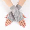 Solid Colour Knitted Gloves