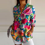 Vintage Colourful Blouse