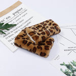 Leopard Print Warm Gloves