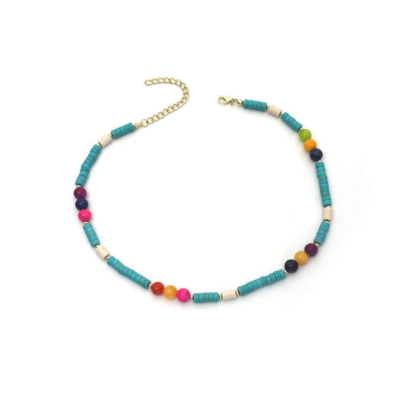 Bohemian Colorful Beaded Necklace