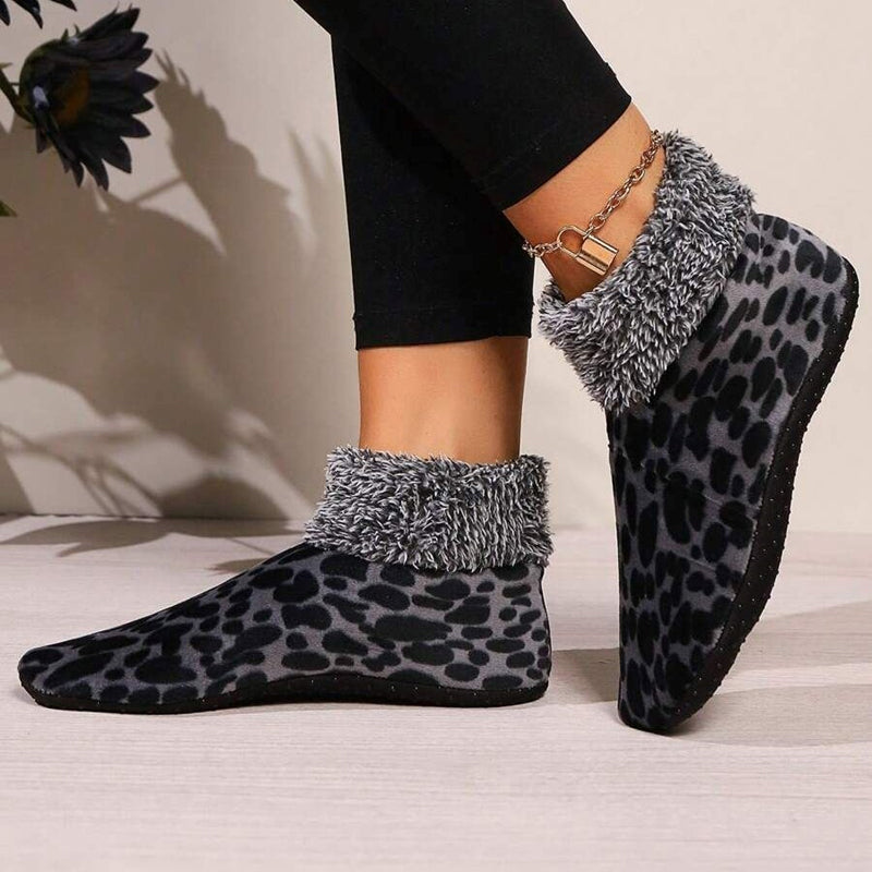 Leopard Print Warm Socks