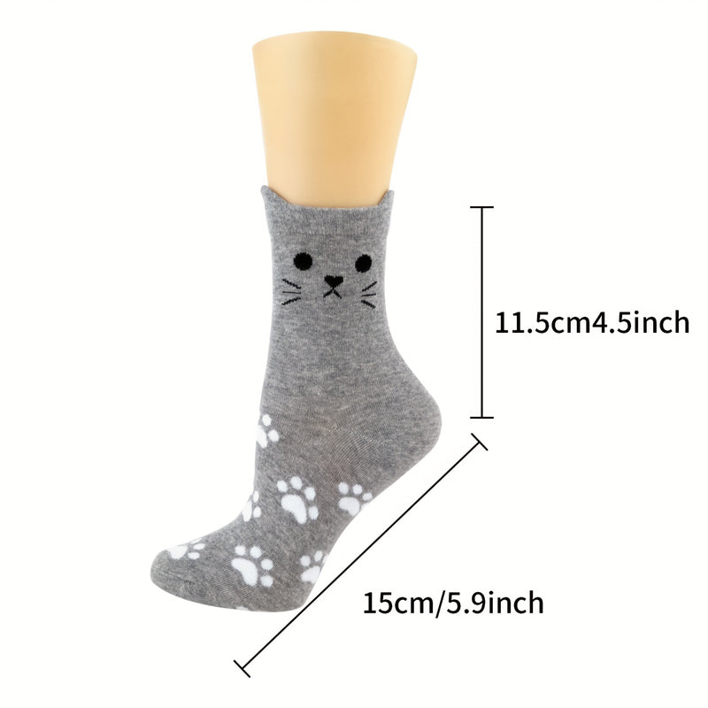 Cat Paw Print Socks