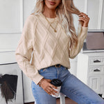 Solid Colour Casual Sweater