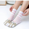 Pack Of 5 Pairs Of Five-Toe Socks