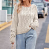 Casual Cable Knit Sweater