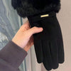 Solid Colour Warm Gloves
