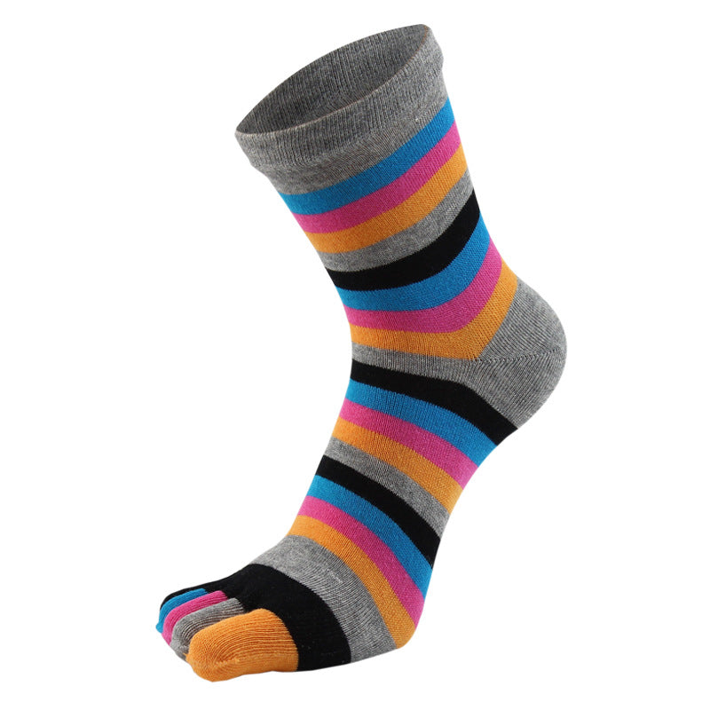 Colourful Five-Toe Socks