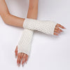 Solid Colour Knitted Gloves