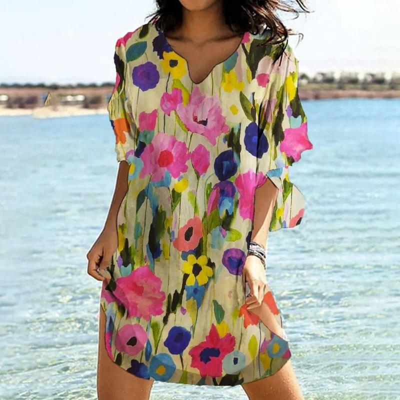 Floral Print Casual Dress