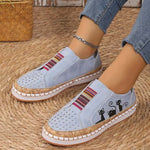 Casual Cat Print Shoes