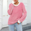 Casual Striped Knit Sweater