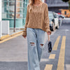 Casual Cable Knit Sweater