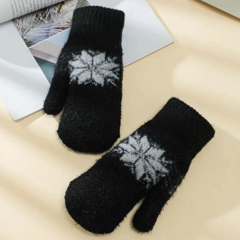 Warm Snowflake Gloves