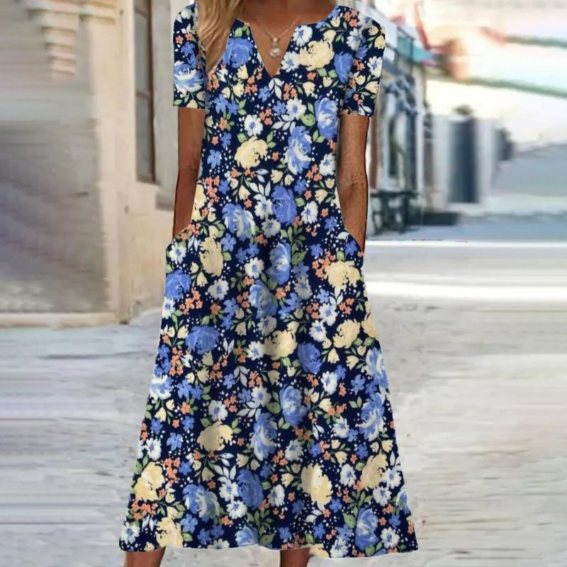 Floral Print Casual Dress