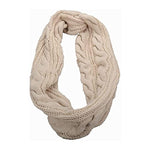 Solid Colour Knitted Scarf