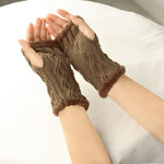 Solid Colour Warm Gloves