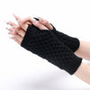 Solid Colour Knitted Gloves