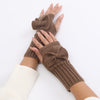 Solid Colour Warm Gloves